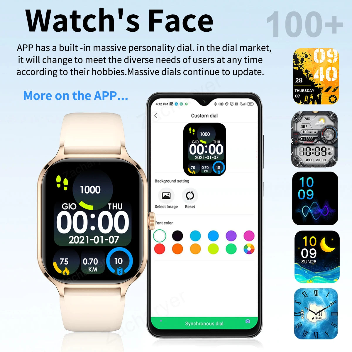 2025 Smart Watch Wireless Dialing Multiple Sport Modes Various App Notifications Perfect Gift for Holidays iPhone Android