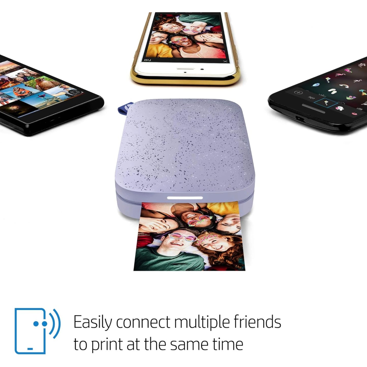 HP Sprocket 2x3 Inch Instant Photo Printer For iOS Android