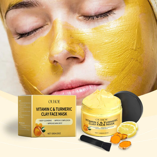 Ouhoe Vitamin C Exfoliating Clay Mask Turmeric for Pores