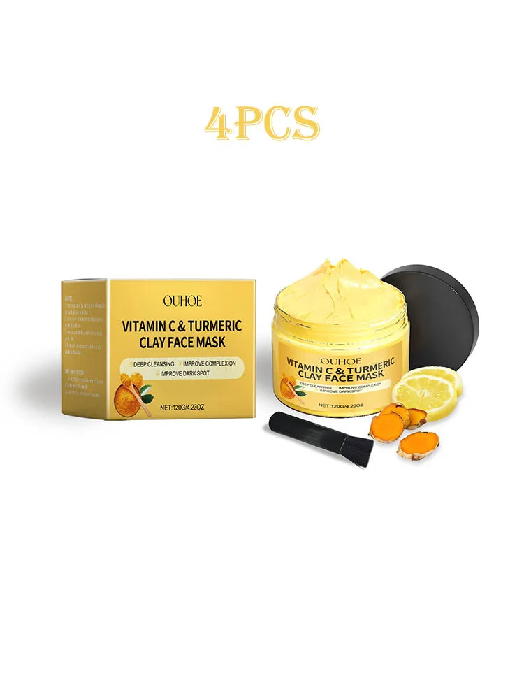 Ouhoe Vitamin C Exfoliating Clay Mask Turmeric for Pores
