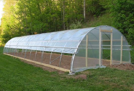 Clear Greenhouse Film 6.5 Ft By 32 Ft 3.1 Mil Grow Tunnel