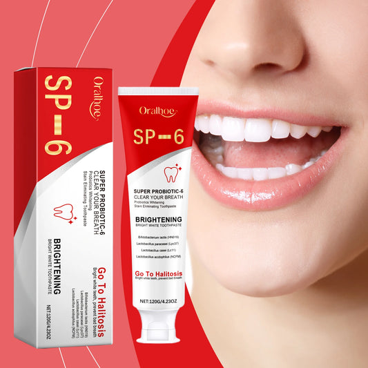 Oralhoe Probiotic Toothpaste 120g Whitening Remove Plaque