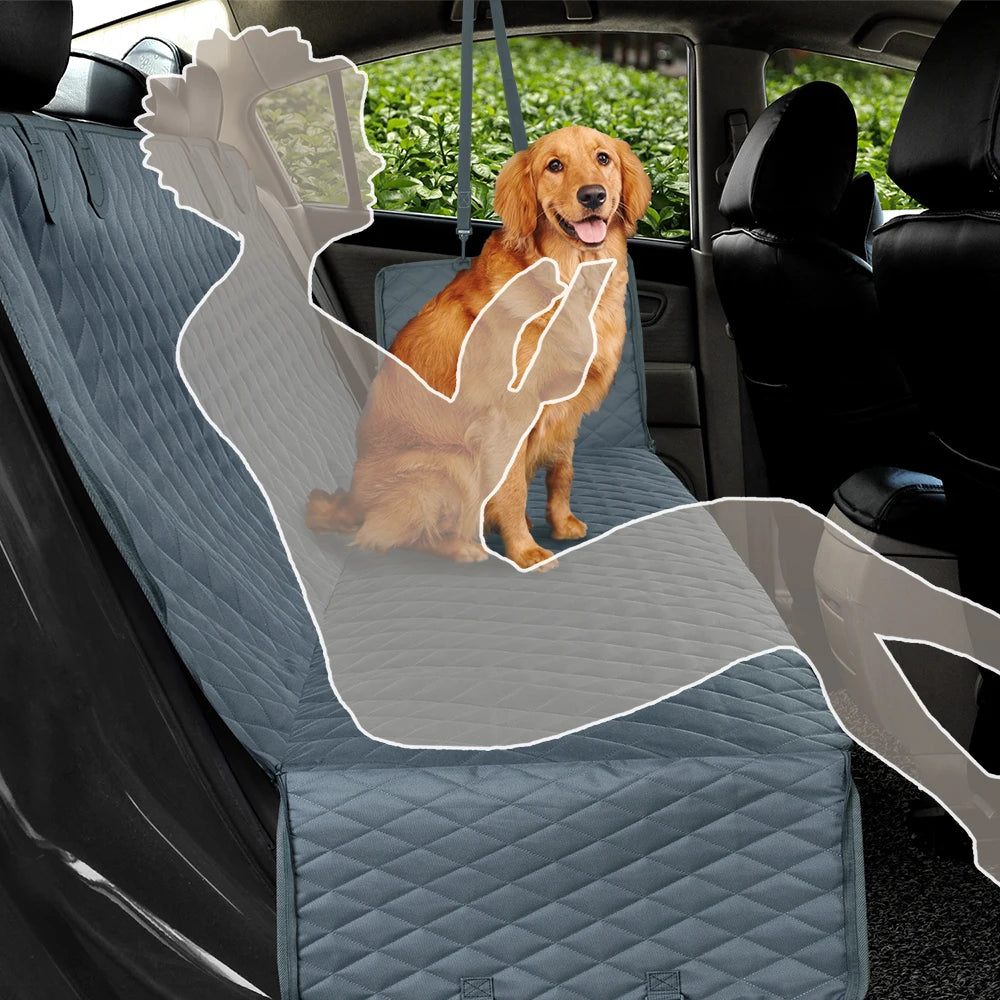 PETRAVEL Dog Car Seat Cover Waterproof Hammock Protector for Safe Travel
