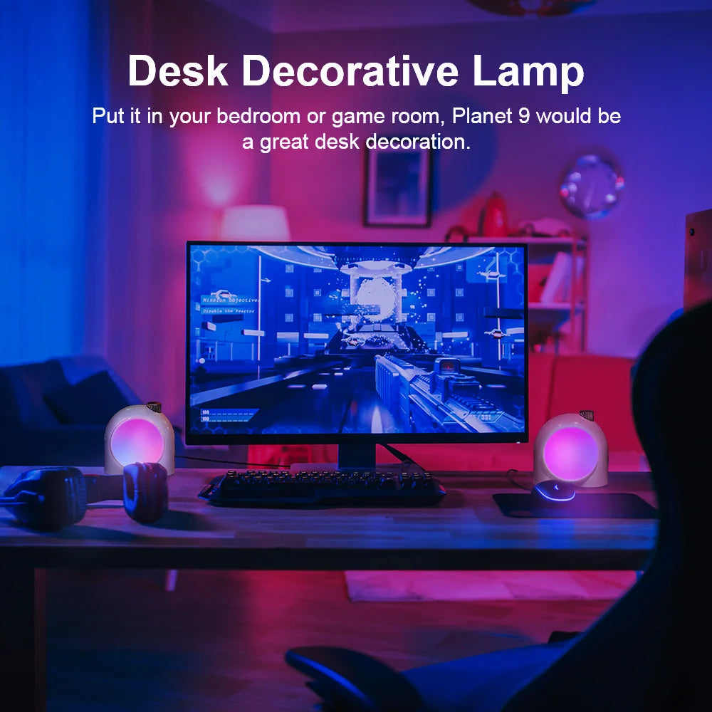 Divoom Planet 9 Mood Lamp With Programmable RGB LED Effects