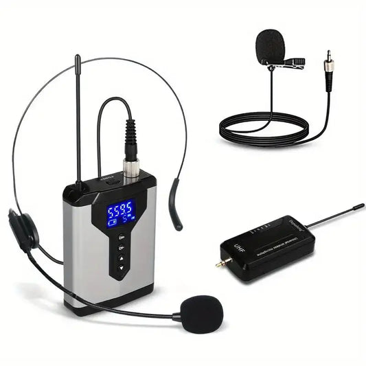 TFFRDN Q7 Wireless Lavalier Microphone System With Receiver