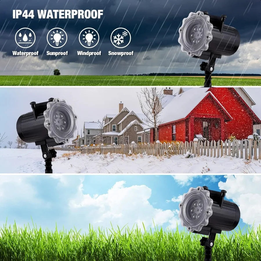 Halloween Projection Lights Outdoor 12 Slides Ghost Pumpkin