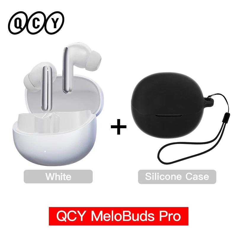 QCY MeloBuds Pro ANC Wireless Bluetooth Earphones 46dB Hybrid ANC Hi-Res LDAC Bluetooth 5.3 Earbuds 6 Mic 34H Playtime