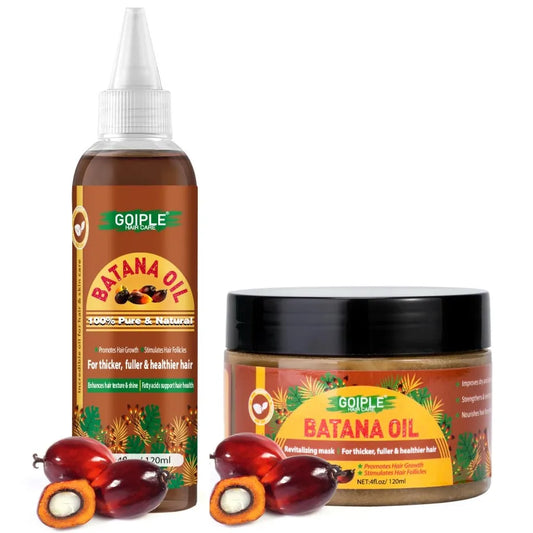 Raw Batana Oil Hair Growth Serum for Thicker Hair Treatment