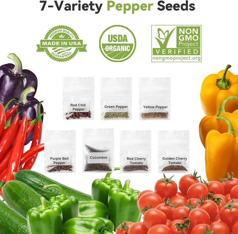 18 Pod Salsa Seed Pod Kit For AeroGarden Cucumber Pepper