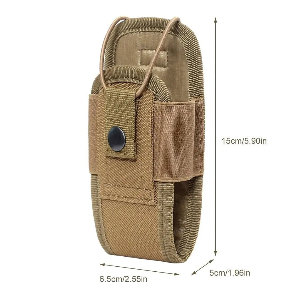 Molle Radio Pouch EDC Outdoor Camping Hiking Hunting Magazine Pouch Walkie Talkie Case Holder Waist Bags Interphone Storage Bag