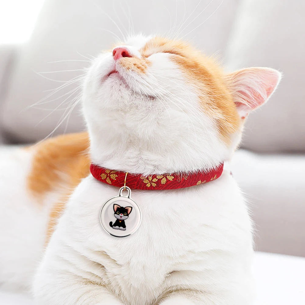 Pet Anti-Lost GPS Tracker Bluetooth Compatible Waterproof Smart Activity Tracker for Dogs Cats Kids Pets Keychain Wallet and Luggage