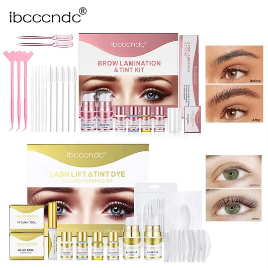 Semi Permanent Eyelash Lift Kit Brow Lamination Tinting Dye