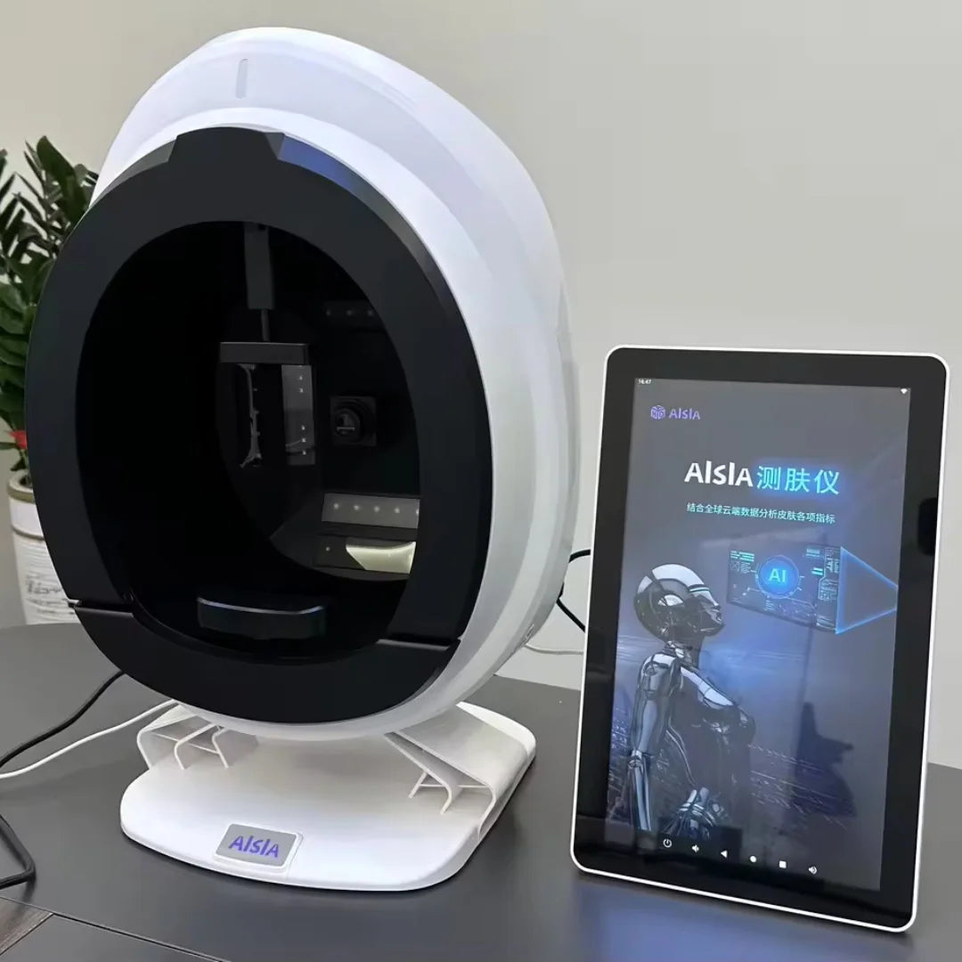 AISIA Q1 3D AI Gezichtshuid Analyzer Detectie Van Huidproblemen Diagnose Professionele Analyse met 8 Spectrum Beauty Salon Appar