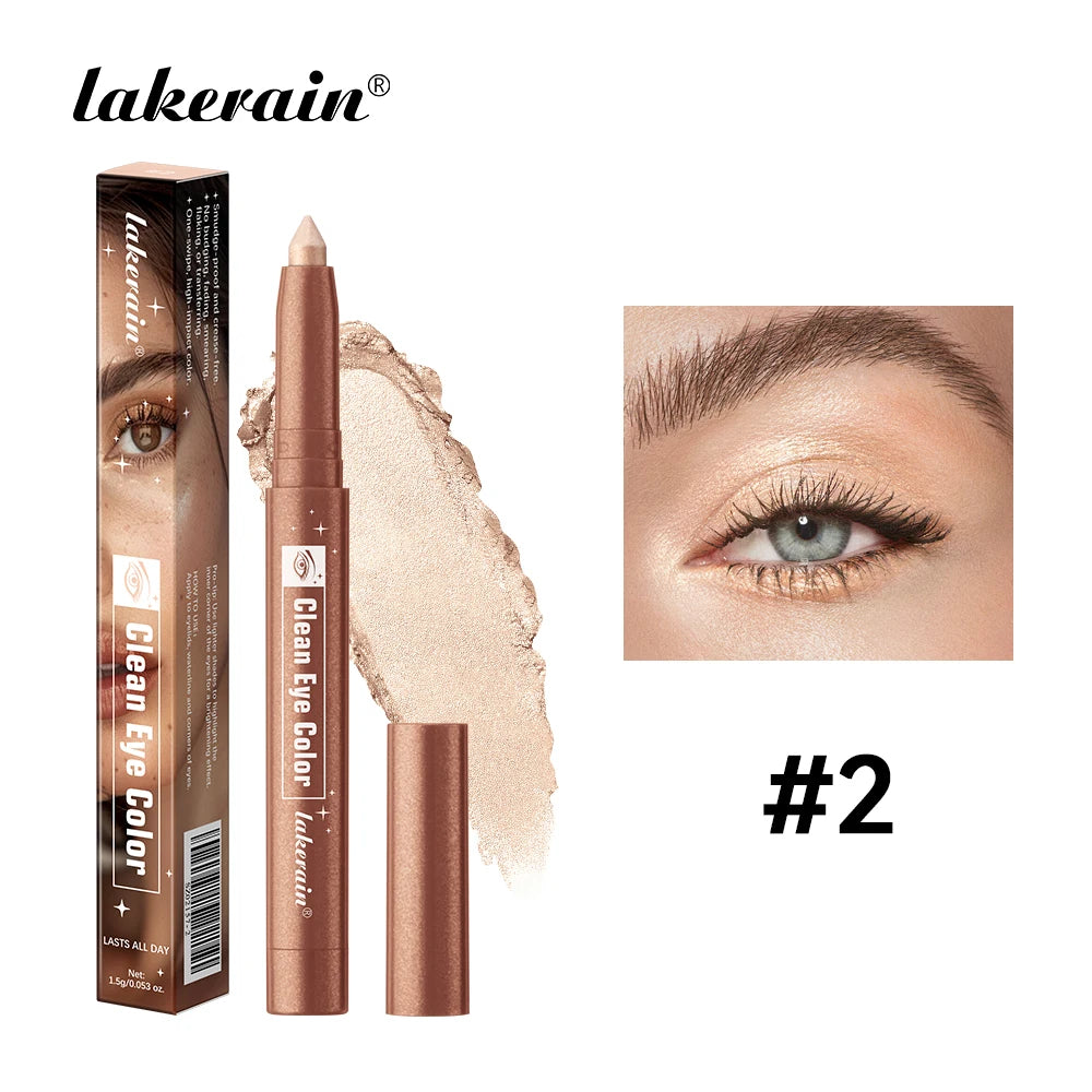 Lakerain Eyeshadow Pencil Long Lasting Smudge Resistant