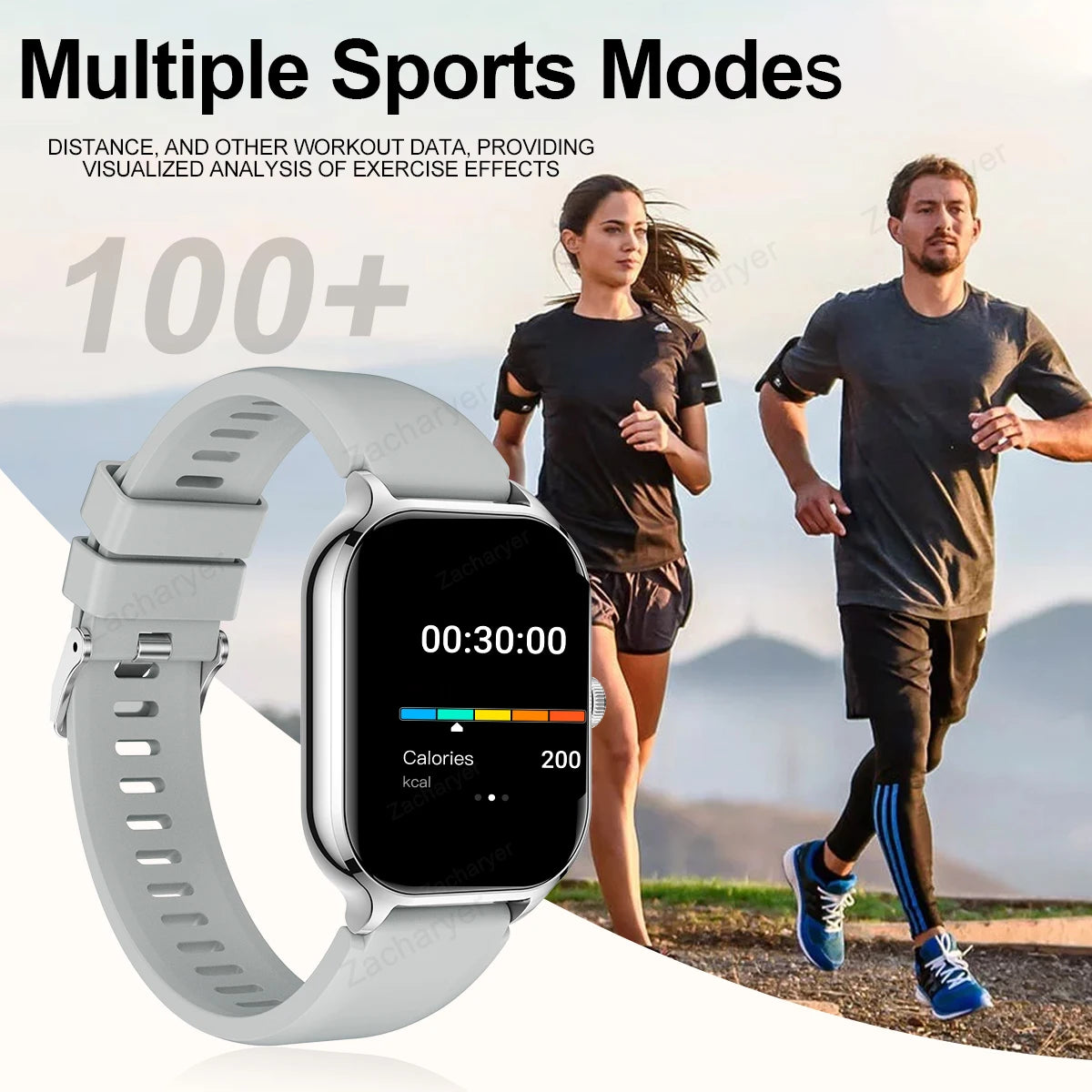 2025 Smart Watch Wireless Dialing Multiple Sport Modes Various App Notifications Perfect Gift for Holidays iPhone Android