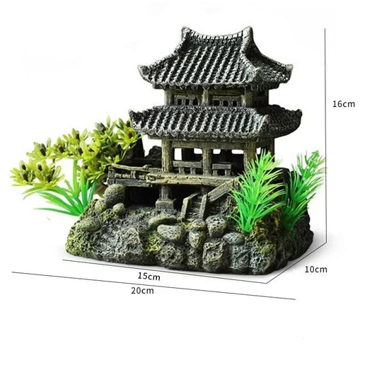 Simulation Resin Aquarium Landscape House Ornament