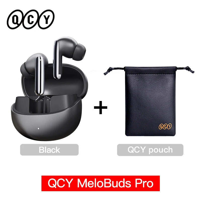 QCY MeloBuds Pro ANC Wireless Bluetooth Earphones 46dB Hybrid ANC Hi-Res LDAC Bluetooth 5.3 Earbuds 6 Mic 34H Playtime