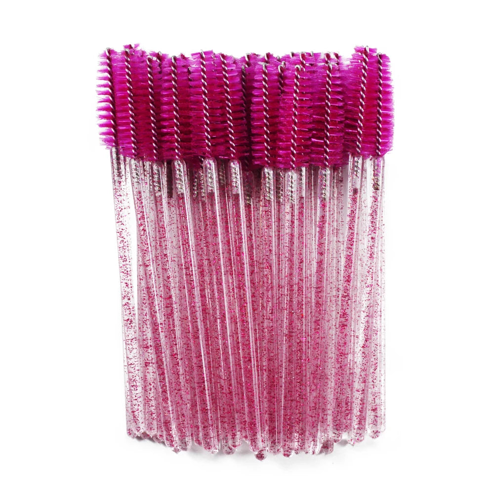 Brushes Eyelashes ExtensionsSupplies Makeup Brush Disposable Mascara Wands Applicator Lash Scrub