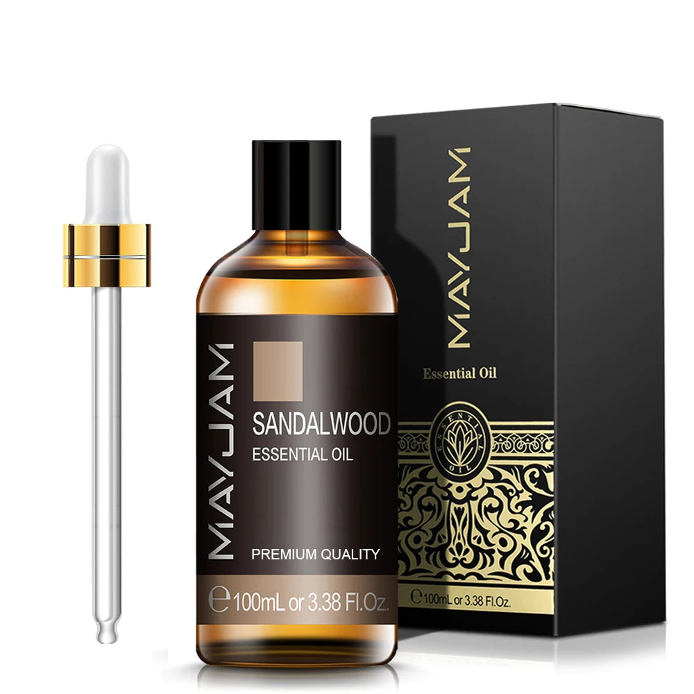 100ml Pure Jasmine Tea Tree Sandalwood Lavender Oils