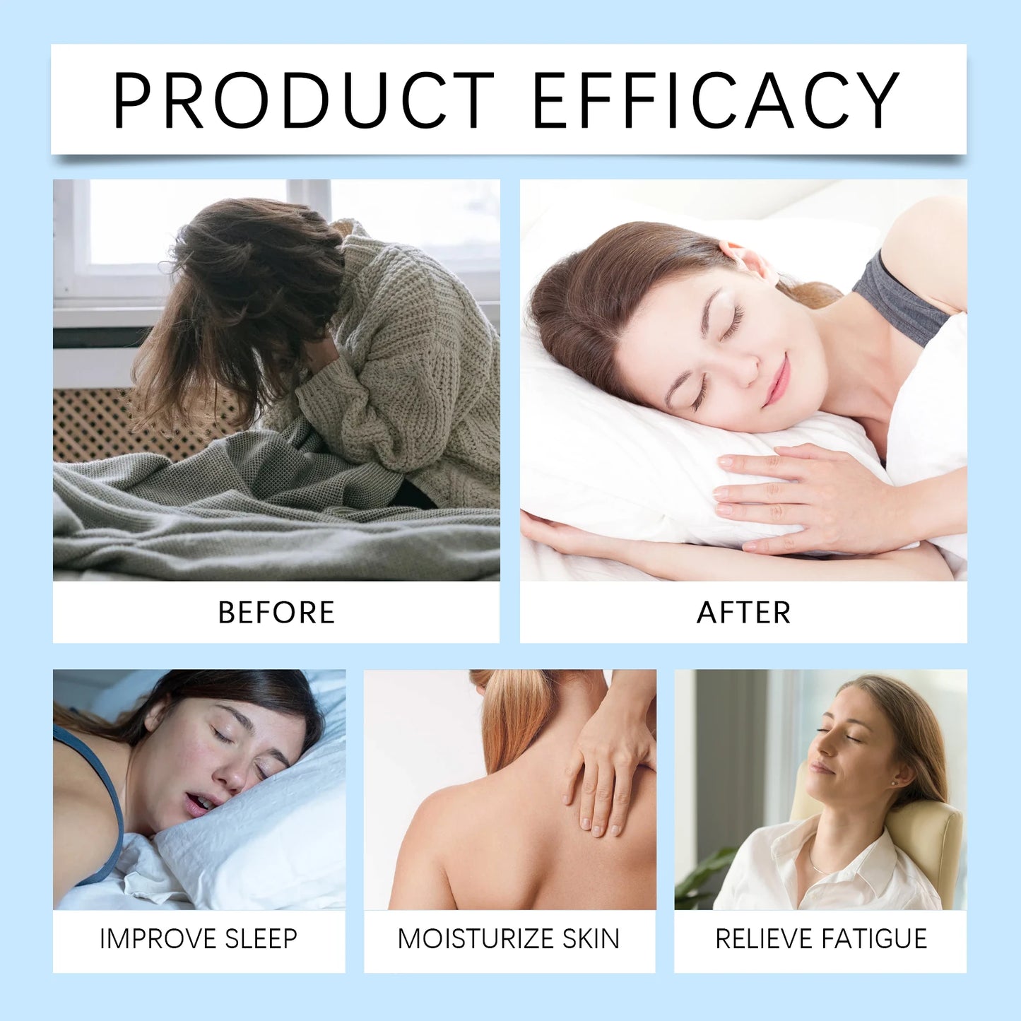 Tea Tree Oil Sleep Spray with Magnesium - Natural Muscle Relaxant for Better Sleep