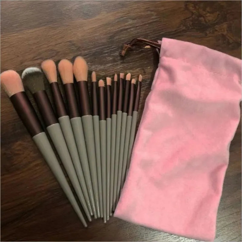 13Pcs Makeup Brushes Set Professional Soft Fluffy Eyeshadow