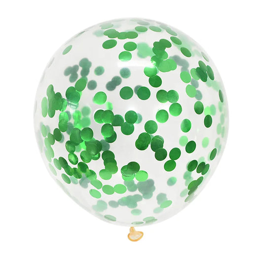 Gold Confetti Latex Balloons 5 10 20pcs Glitter Clear Transparent Helium Balloons for Wedding and Baby Shower