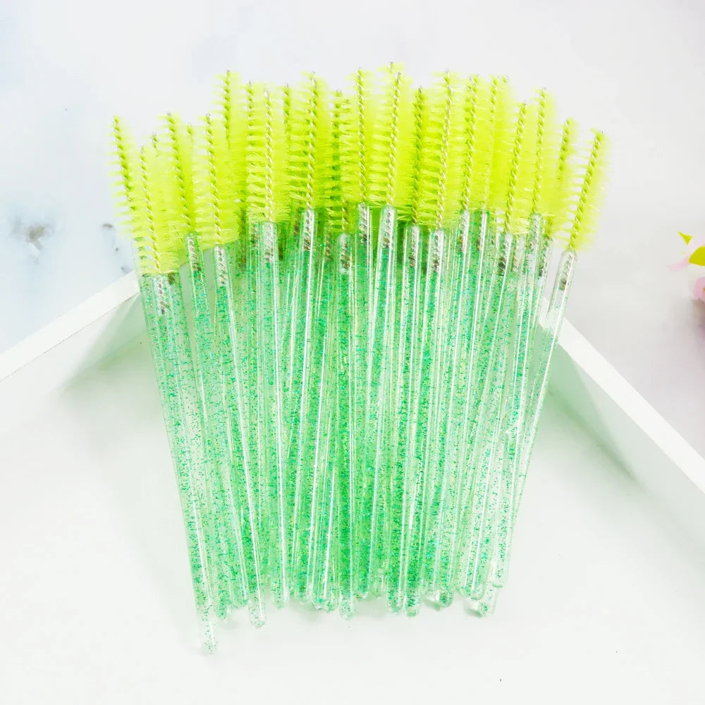 Brushes Eyelashes ExtensionsSupplies Makeup Brush Disposable Mascara Wands Applicator Lash Scrub