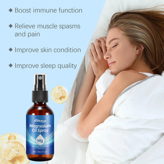 Tea Tree Oil Sleep Spray with Magnesium - Natural Muscle Relaxant for Better Sleep