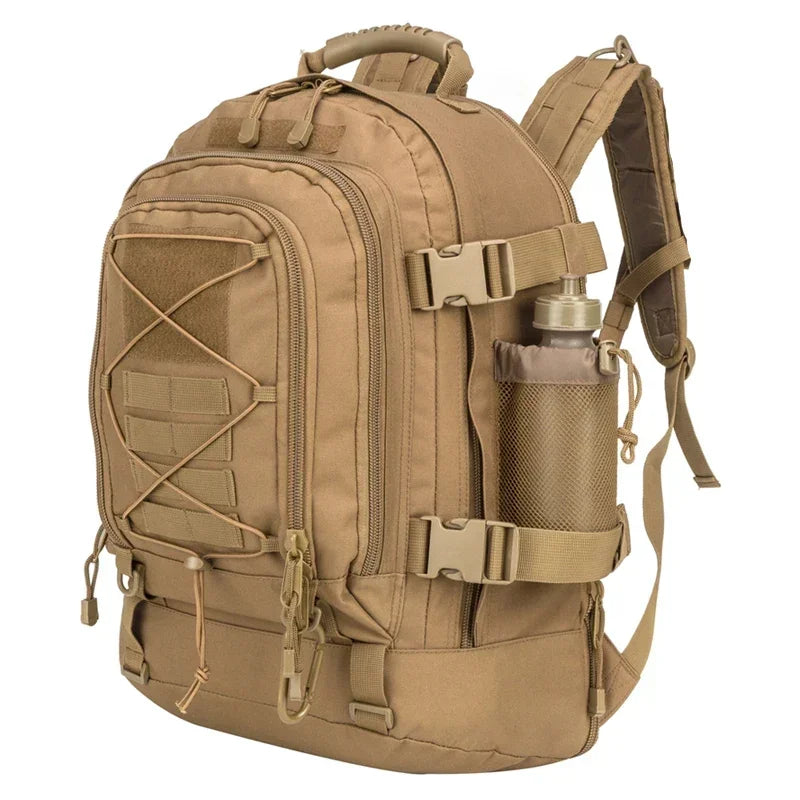 LQARMY 60L Military Tactical Backpack Army Molle Assault Rucksack Outdoor Travel Hiking Rucksacks Camping Hunting Mochila Hombre