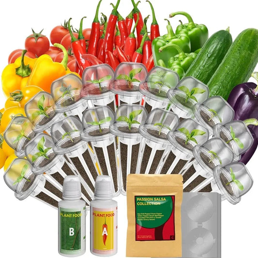 18 Pod Salsa Seed Pod Kit For AeroGarden Cucumber Pepper