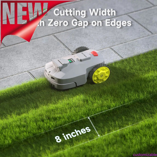 Customizable Robot Lawn Mower 1.5 Acre RTK Vision Mapping