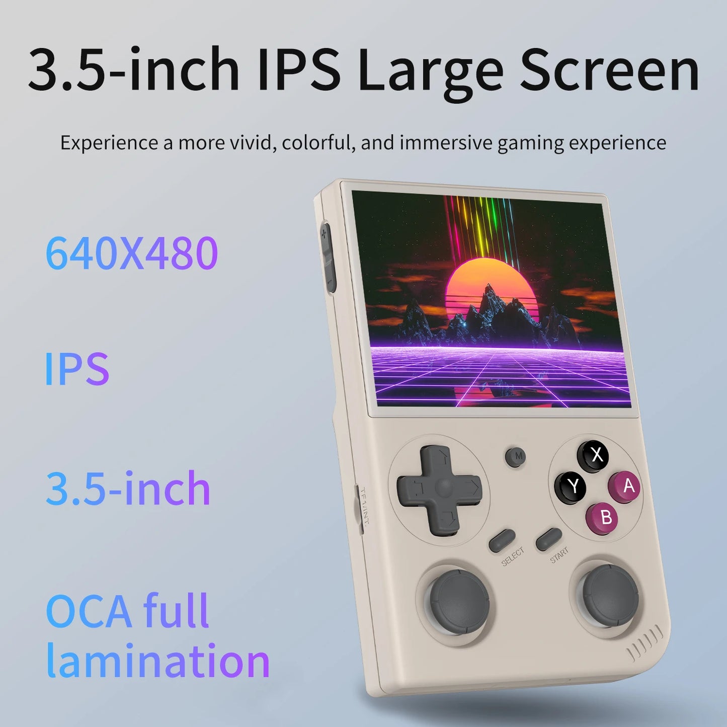 Batlexp G350 Handheld Game Console 3.5 Inch IPS Retro