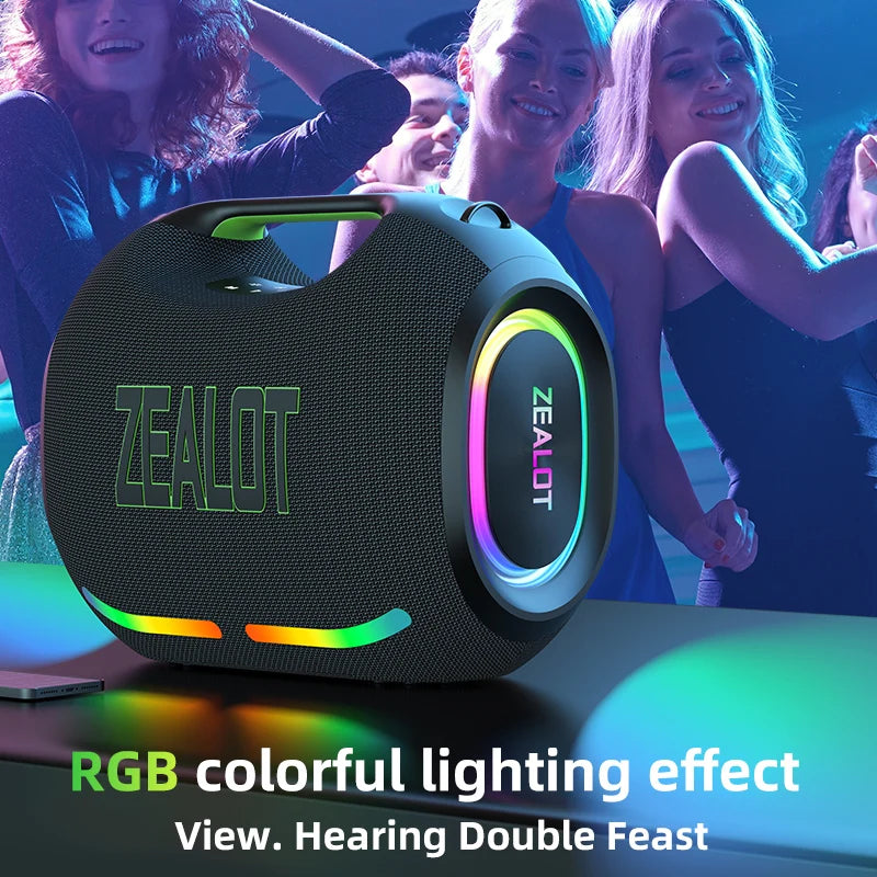 Zealot ZE21 250W Bluetooth Outdoor Speaker RGB Lights