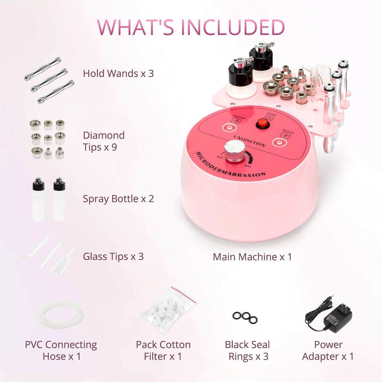 Diamond Facial Peeling Machine Home Use Professional Microdermabrasion Nano Water Spray Exfoliation Beauty Machine