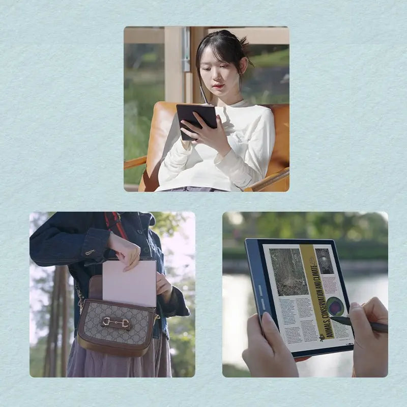 Bigme ebook reader 7'' color e-ink electronic book 36-level cold & warm front light Android open system ereader tablet B751C
