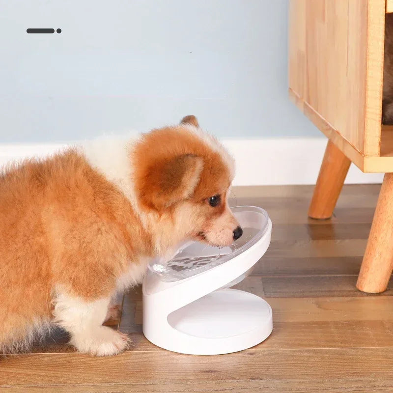 High Foot Cat and Dog Bowl with Neck Protector Anti Overturning and Binaural Pet Feeding Cup