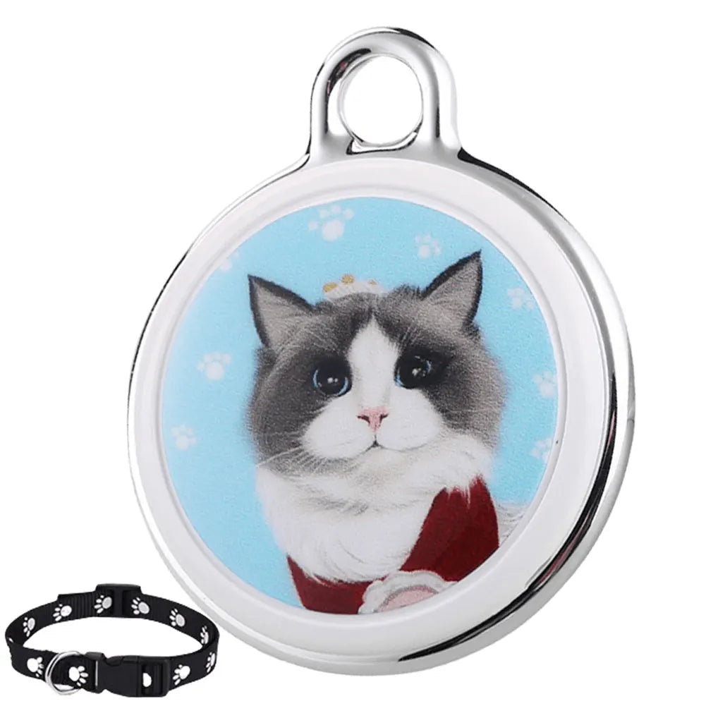 Pet Anti-Lost GPS Tracker Bluetooth Compatible Waterproof Smart Activity Tracker for Dogs Cats Kids Pets Keychain Wallet and Luggage