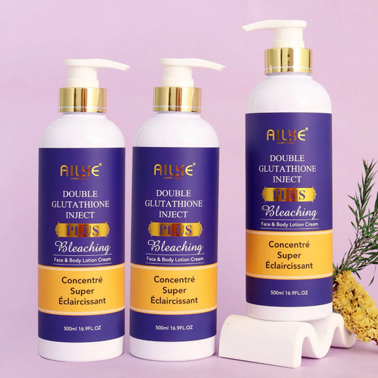 AILKE Glutathione Plus Skin Care Set Advanced Lightening Lotion Moisturizes and Softens Skin Glow Range for Men and Women