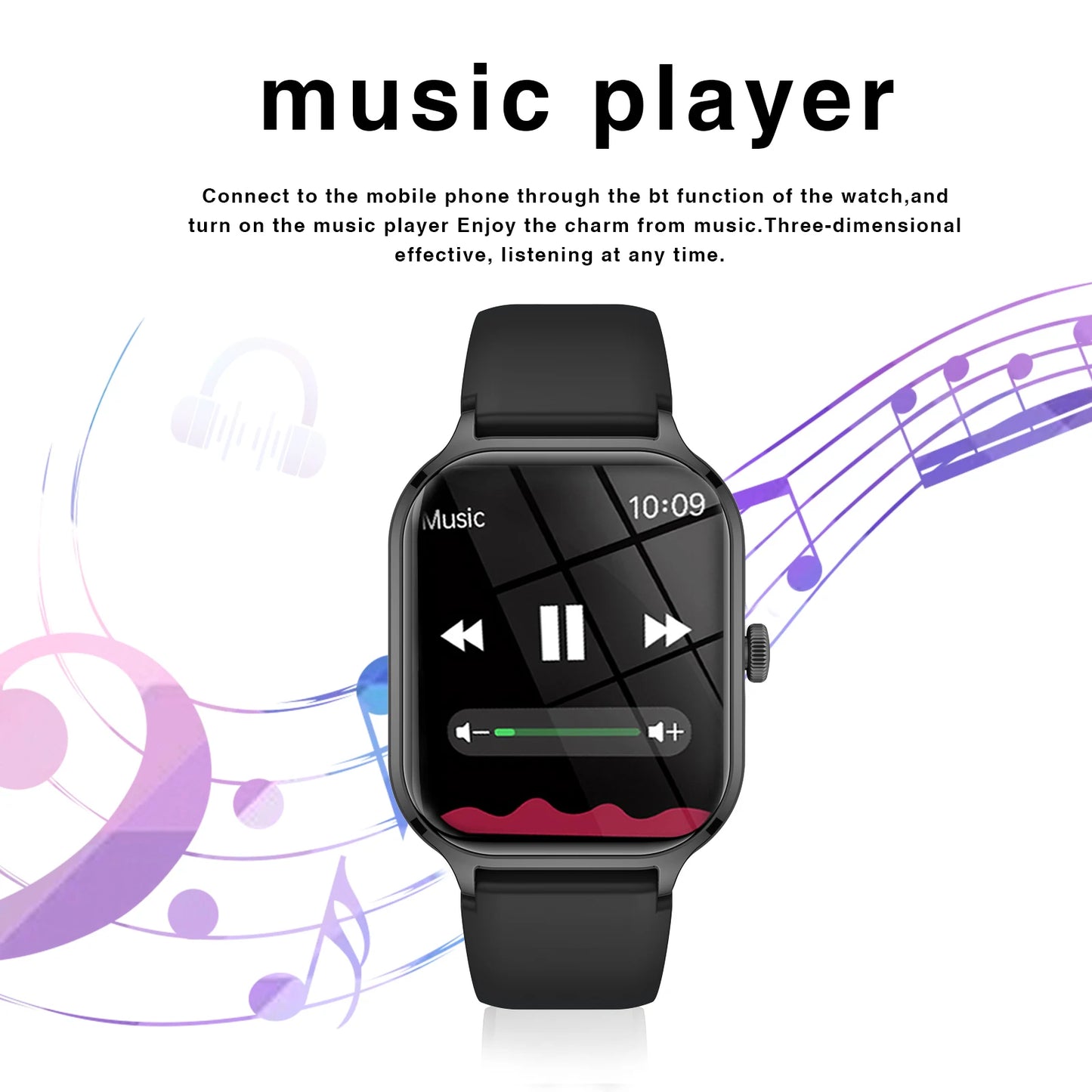 2025 Smart Watch Wireless Dialing Multiple Sport Modes Various App Notifications Perfect Gift for Holidays iPhone Android