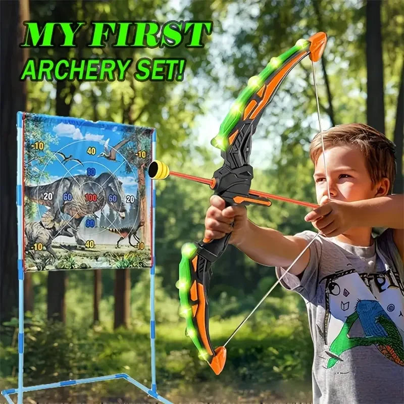 Local warehouse dinosaur target shooting sports outdoor game products, toys suitable for children over 3 years old, including di