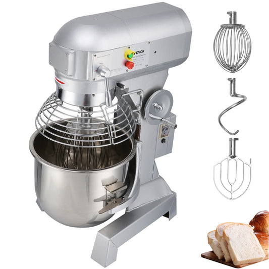 SucceBuy 10-30L Electric Dough Stainless Steel Mixer