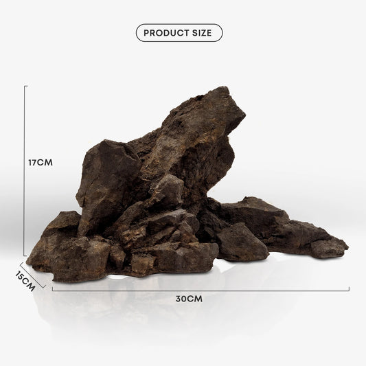 FZONE Resin Manten Stone And Driftwood Aquarium Hardscape