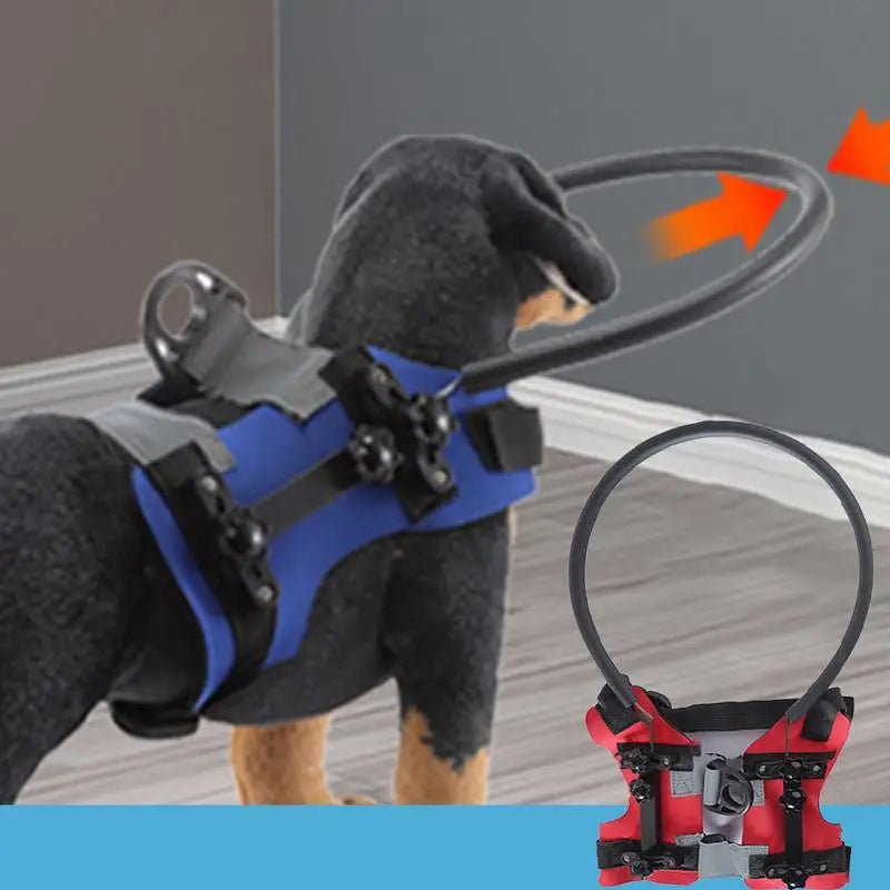 Blind Dog Harness Guiding Device Pet Safe Lightweight Adjustable Blind Dog Collar Blind Dog Accessory Safety Comfortable Bumper