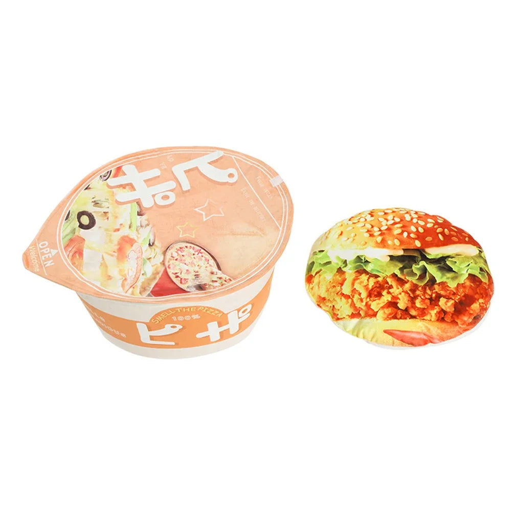 Instant Cup Noodles Dog CAT Pets Sleeping Comfort Cat Soft Bed Kennel House Portable Indoor Ramen Winter Warm Kitten Puppy Nest