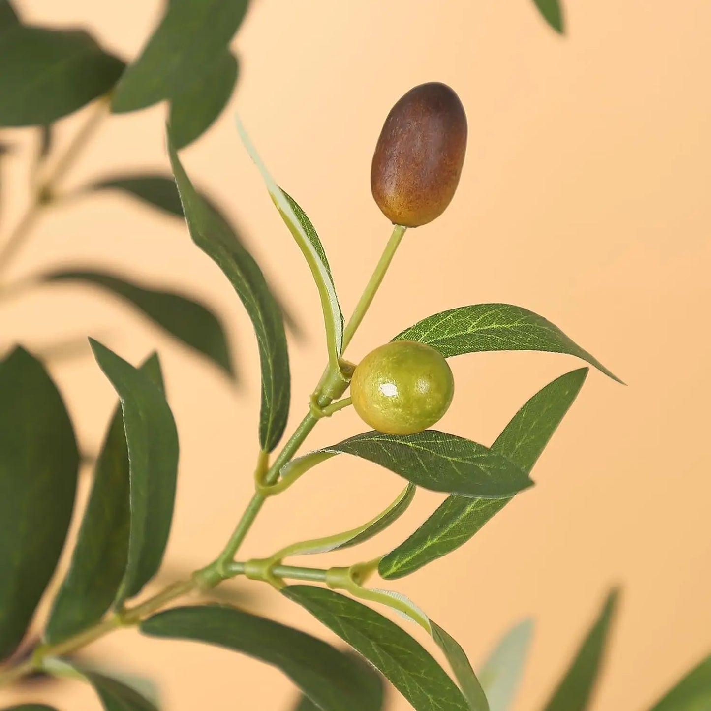 Faux Olive Tree 7FT Tall fake Olive Trees with Branches Fruits Large Artificial Olive Trees for Home Living Room Decor Indoor