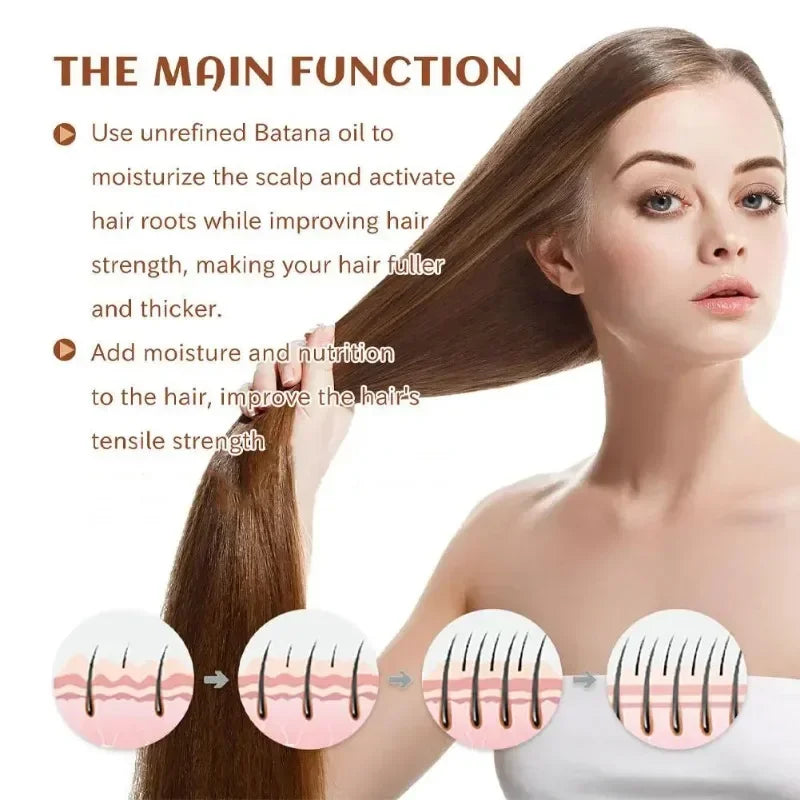 2/4pcs 120ml Batana Oil Conditioner Moisturising and Hydrating Hair Mask Improve dry, frizzy, soft and fluffy Hair Care Products