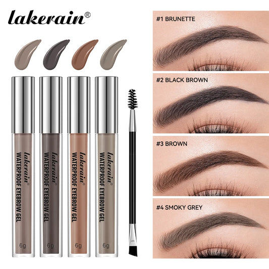 Lakerain Waterproof Eyebrow Gel Smudge Proof Long Lasting