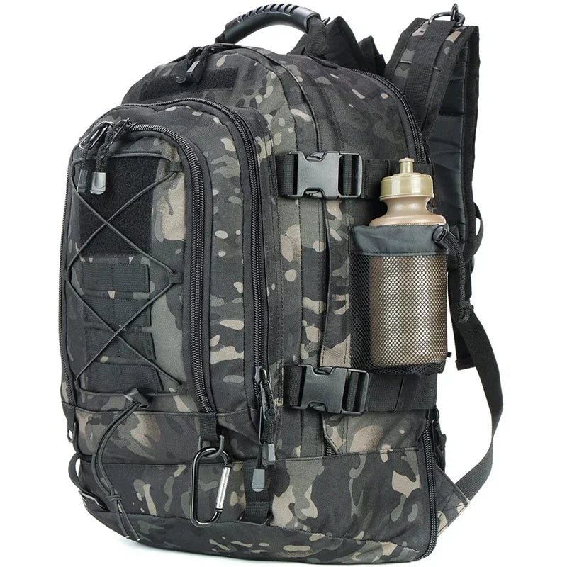 LQARMY 60L Military Tactical Backpack Army Molle Assault Rucksack Outdoor Travel Hiking Rucksacks Camping Hunting Mochila Hombre