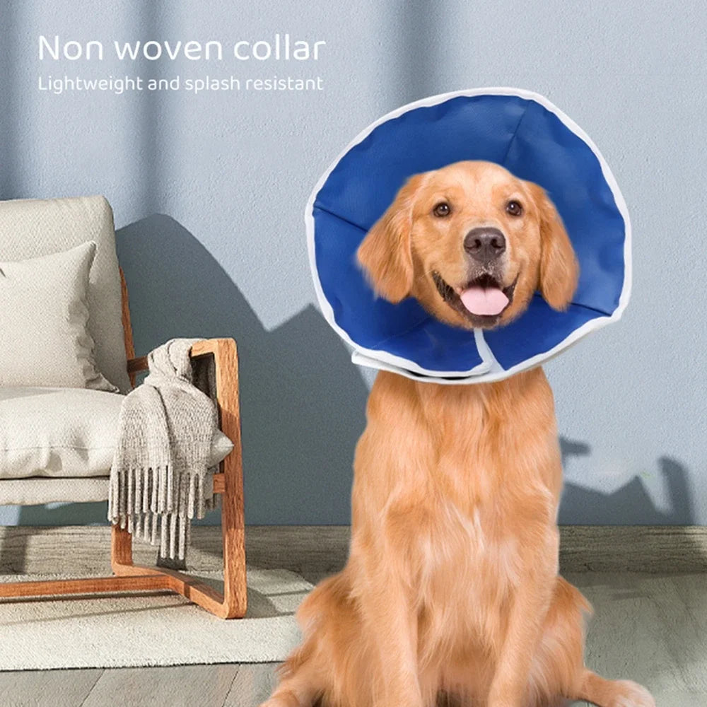 Pet Cat Dog Recovery Collar Adjustable Anti-Bite Beauty Protective Wound Cover Puppy Neck Recover Collar Pet Protection Collar