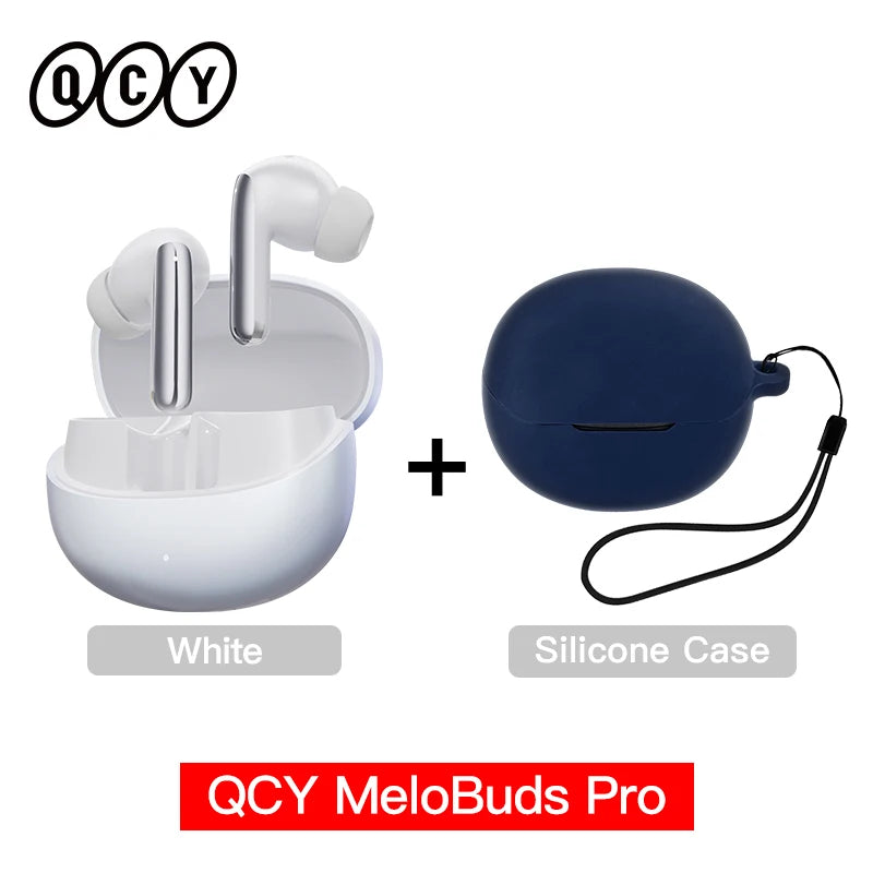 QCY MeloBuds Pro ANC Wireless Bluetooth Earphones 46dB Hybrid ANC Hi-Res LDAC Bluetooth 5.3 Earbuds 6 Mic 34H Playtime
